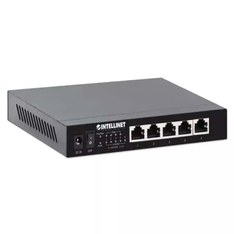 Nepārvaldīts slēdzis Intellinet 5 Portu 2.5G Ethernet PoE+ 55W