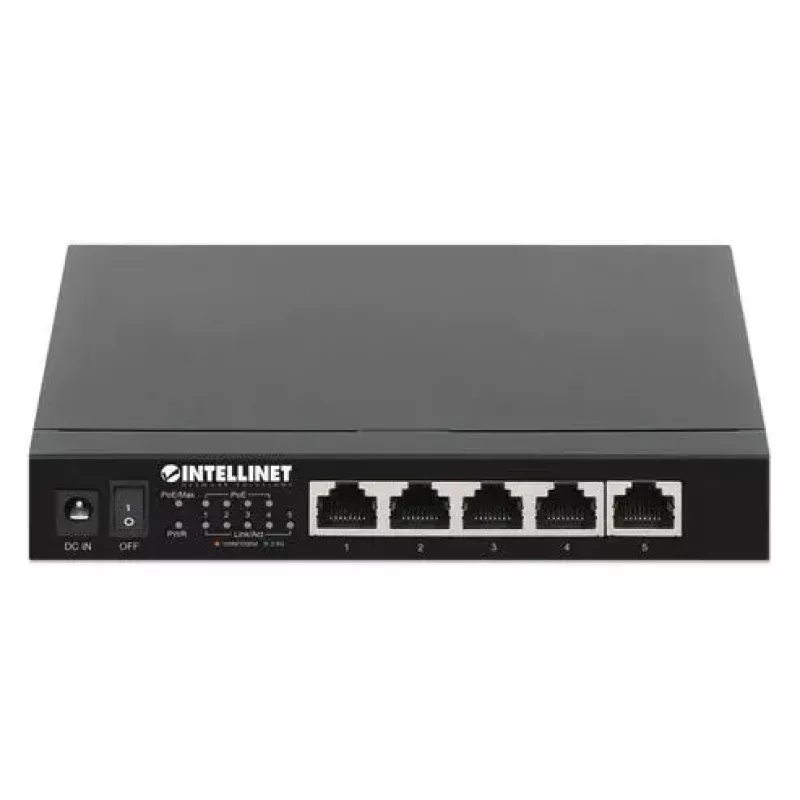 Nepārvaldīts slēdzis Intellinet 5 Portu 2.5G Ethernet PoE+ 55W