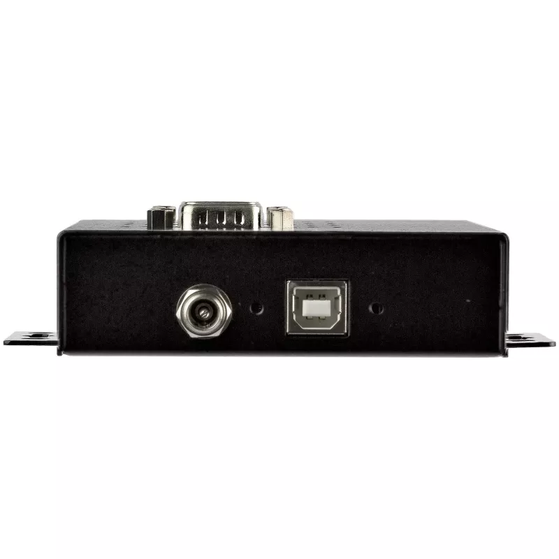 StarTech.com 4 portu seriālais centrmezgls, USB uz RS232/RS485/RS422 adapteris - Rūpniecisks USB 2.0 uz DB9 seriālais pārveidotāja centrmezgls - IP30 klase - Uz DIN sliedes montējams metāla seriālais centrmezgls - 15kV ESD aizsardzība