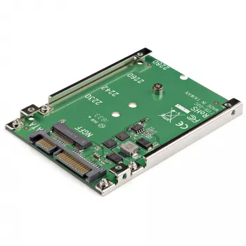 StarTech.com M.2 SATA SSD uz 2,5 collu SATA adapteris - M.2 NGFF uz SATA pārveidotājs - 7 mm - atvērtā rāmja kronšteins - M2 cietā diska adapteris