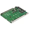 StarTech.com M.2 SATA SSD uz 2,5 collu SATA adapteris - M.2 NGFF uz SATA pārveidotājs - 7 mm - atvērtā rāmja kronšteins - M2 cietā diska adapteris