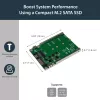 StarTech.com M.2 SATA SSD uz 2,5 collu SATA adapteris - M.2 NGFF uz SATA pārveidotājs - 7 mm - atvērtā rāmja kronšteins - M2 cietā diska adapteris