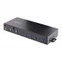 StarTech.com 16 pieslēgvietu rūpnieciskais USB 3.0 centrmezgls 5 Gbps, metāla, DIN/virsmas/statņa stiprināms, ESD aizsardzība, spaiļu bloka barošana, līdz 120 W koplietota USB uzlāde, divu resursdatoru centrmezgls/slēdzis