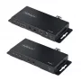StarTech.com 4K HDMI over Fiber Extender Kit, 4K 60Hz up to 3300ft/1km (Single Mode) or 1000ft/300m (Multimode) LC Fiber Optic, HDR, HDCP, 3.5mm Audio/RS232/IR Extender, Transmitter and Receiver Kit
