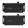 StarTech.com 4K HDMI over Fiber Extender Kit, 4K 60Hz up to 3300ft/1km (Single Mode) or 1000ft/300m (Multimode) LC Fiber Optic, HDR, HDCP, 3.5mm Audio/RS232/IR Extender, Transmitter and Receiver Kit