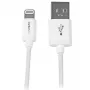 StarTech.com 1 m (3 pēdas) USB uz Lightning kabelis - iPhone / iPad / iPod lādētāja kabelis - ātrdarbīgs Lightning uz USB kabelis - Apple MFi sertificēts - balts