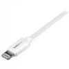 StarTech.com 1 m (3 pēdas) USB uz Lightning kabelis - iPhone / iPad / iPod lādētāja kabelis - ātrdarbīgs Lightning uz USB kabelis - Apple MFi sertificēts - balts