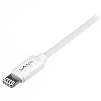 StarTech.com 1 m (3 pēdas) USB uz Lightning kabelis - iPhone / iPad / iPod lādētāja kabelis - ātrdarbīgs Lightning uz USB kabelis - Apple MFi sertificēts - balts