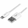 StarTech.com 1 m (3 pēdas) USB uz Lightning kabelis - iPhone / iPad / iPod lādētāja kabelis - ātrdarbīgs Lightning uz USB kabelis - Apple MFi sertificēts - balts
