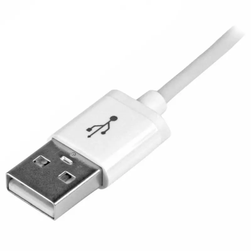 StarTech.com 1 m (3 pēdas) USB uz Lightning kabelis - iPhone / iPad / iPod lādētāja kabelis - ātrdarbīgs Lightning uz USB kabelis - Apple MFi sertificēts - balts