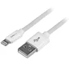 StarTech.com 2 m (6 pēd.) USB uz Lightning kabelis - garš iPhone / iPad / iPod lādētāja kabelis - Lightning uz USB kabelis - Apple MFi sertificēts - balts