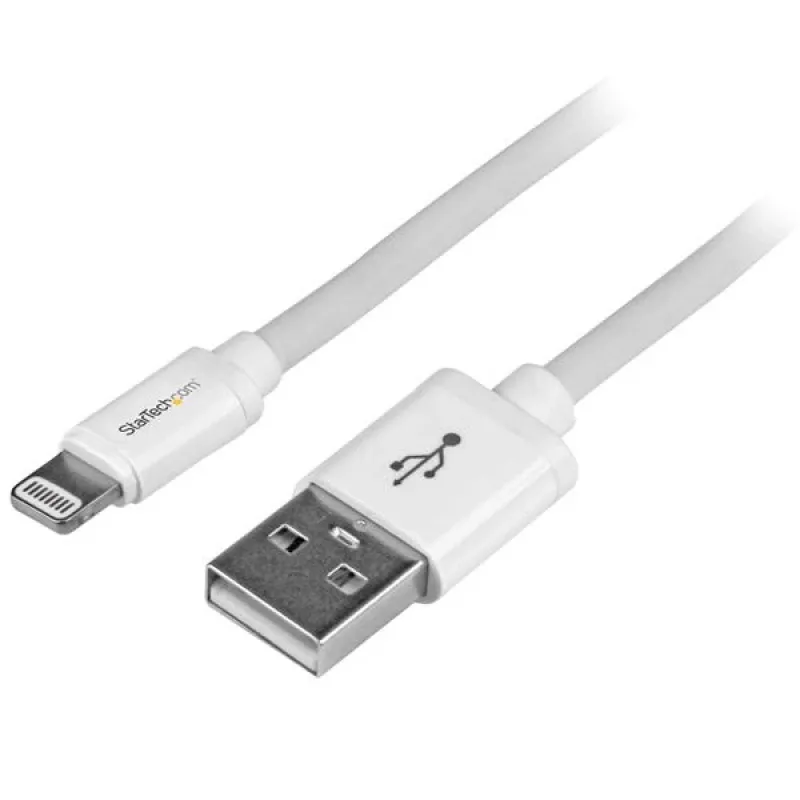 StarTech.com 2 m (6 pēd.) USB uz Lightning kabelis - garš iPhone / iPad / iPod lādētāja kabelis - Lightning uz USB kabelis - Apple MFi sertificēts - balts