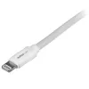 StarTech.com 2 m (6 pēd.) USB uz Lightning kabelis - garš iPhone / iPad / iPod lādētāja kabelis - Lightning uz USB kabelis - Apple MFi sertificēts - balts