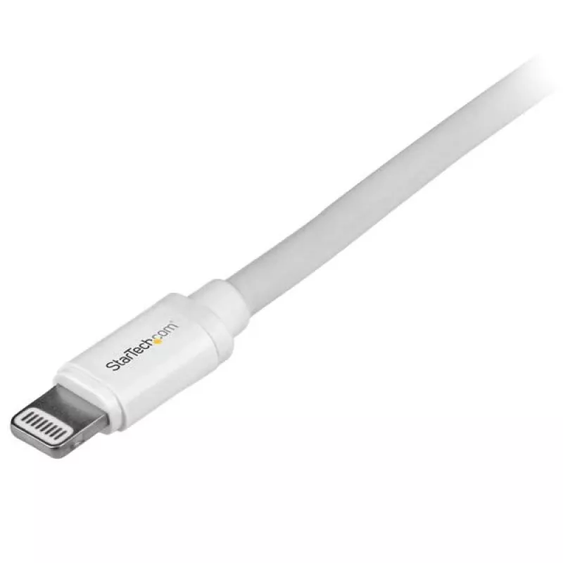 StarTech.com 2 m (6 pēd.) USB uz Lightning kabelis - garš iPhone / iPad / iPod lādētāja kabelis - Lightning uz USB kabelis - Apple MFi sertificēts - balts