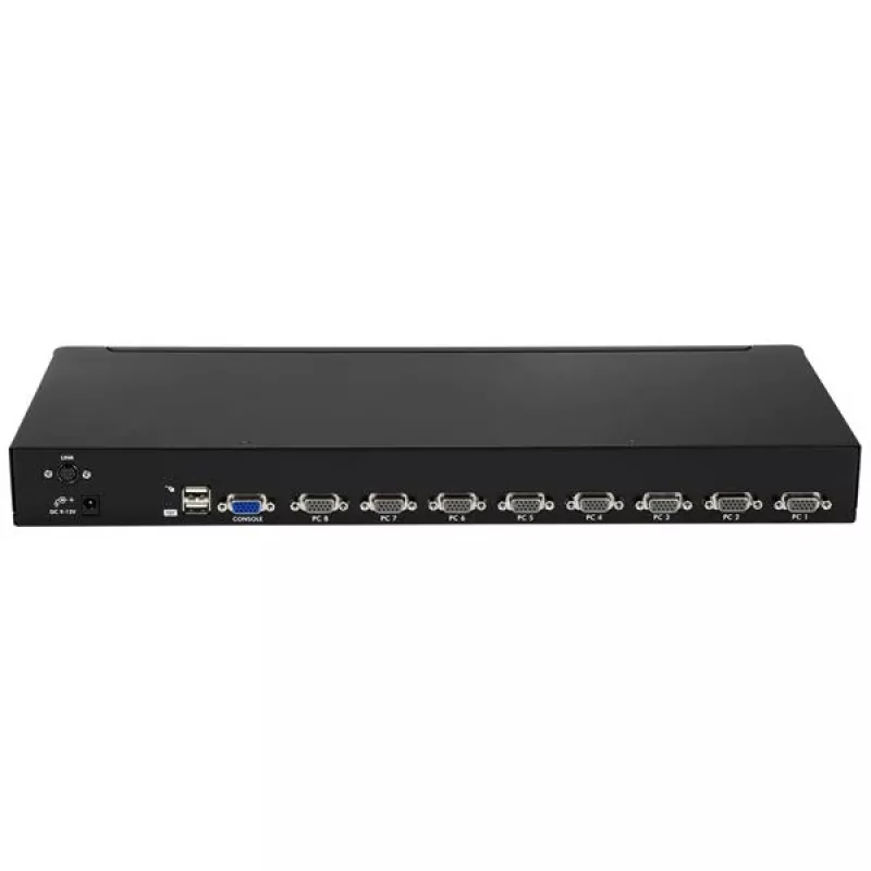 StarTech.com 8 pieslēgvietu 1U statīvā montējams USB KVM slēdzis ar OSD un kabeļiem