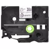 Etiķešu lente Brother TZE-SE5 — 24 mm x 8 m, melns uz balta