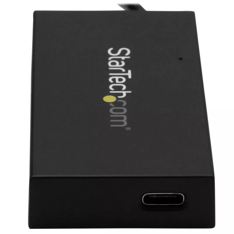 StarTech.com 4 Portu USB 3.0 Centrmezgls – USB Type-A centrmezgls ar 1x USB-C un 3x USB-A portiem (SuperSpeed 5Gbps) – Ar USB kopnes barošanu – USB 3.1 Gen 1 adaptera centrmezgls – Pārnēsājams/klēpjdatora USB centrmezgls
