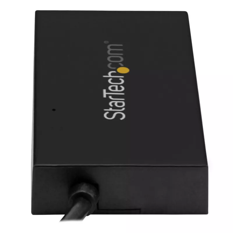 StarTech.com 4 Portu USB 3.0 Centrmezgls – USB Type-A centrmezgls ar 1x USB-C un 3x USB-A portiem (SuperSpeed 5Gbps) – Ar USB kopnes barošanu – USB 3.1 Gen 1 adaptera centrmezgls – Pārnēsājams/klēpjdatora USB centrmezgls