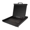 StarTech.com statīvā montējama KVM konsole - viena porta VGA KVM ar 19 collu LCD monitoru serveru statīvam - pilnībā aprīkota universāla 1U LCD KVM izvelkamā iekārta ar kabeļiem un aparatūru - USB atbalsts - 50 000 MTBF