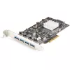 StarTech.com 4-Portu USB PCIe karte - 10Gbps USB 3.1/3.2 Gen 2 Type-A PCI Express paplašināšanas karte ar 2 kontrolieriem - 4x USB-A - USB PCIe papildinājuma adaptera karte - Windows/Mac/Linux
