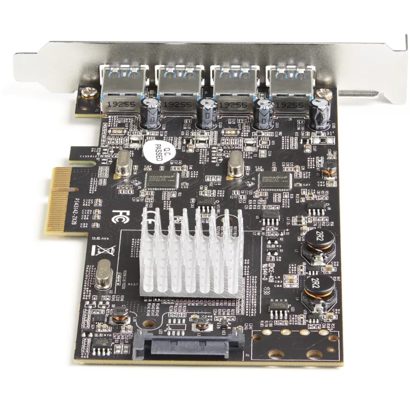 StarTech.com 4-Portu USB PCIe karte - 10Gbps USB 3.1/3.2 Gen 2 Type-A PCI Express paplašināšanas karte ar 2 kontrolieriem - 4x USB-A - USB PCIe papildinājuma adaptera karte - Windows/Mac/Linux