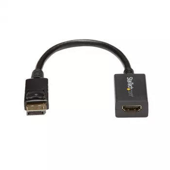StarTech.com DisplayPort–HDMI adapteris – DP 1.2 uz HDMI video pārveidotājs 1080p – DP uz HDMI monitors/TV/displejs kabeļa adaptera sargspraudnis – pasīvs DP–HDMI adapteris – fiksējošs DP savienotājs