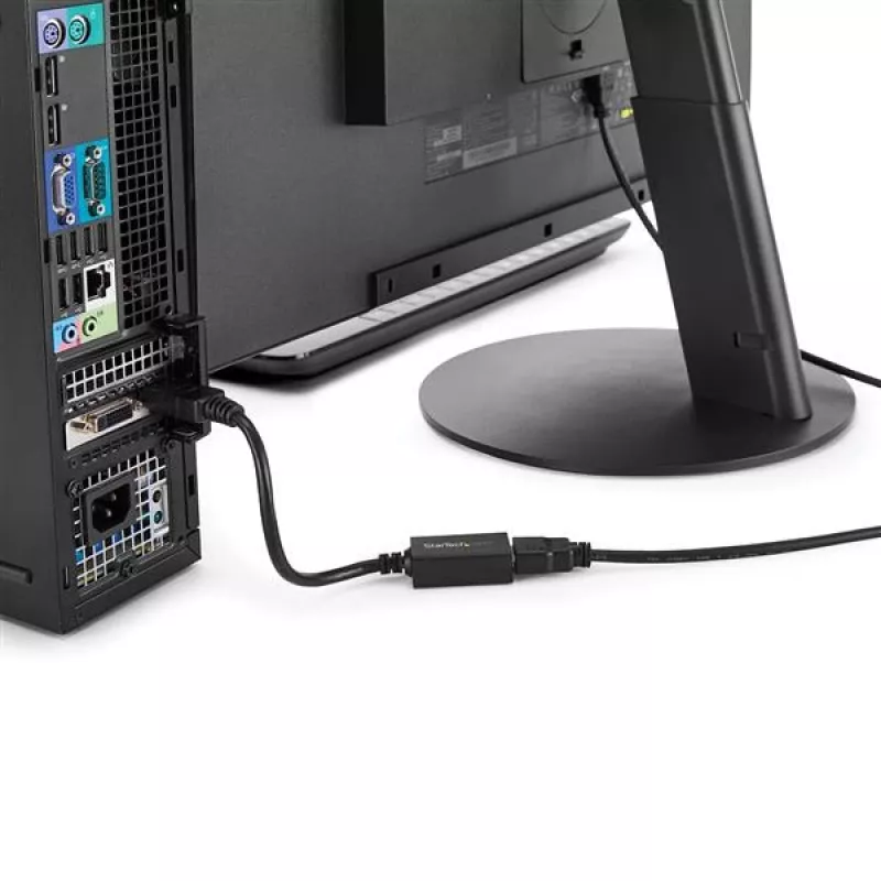 StarTech.com DisplayPort–HDMI adapteris – DP 1.2 uz HDMI video pārveidotājs 1080p – DP uz HDMI monitors/TV/displejs kabeļa adaptera sargspraudnis – pasīvs DP–HDMI adapteris – fiksējošs DP savienotājs