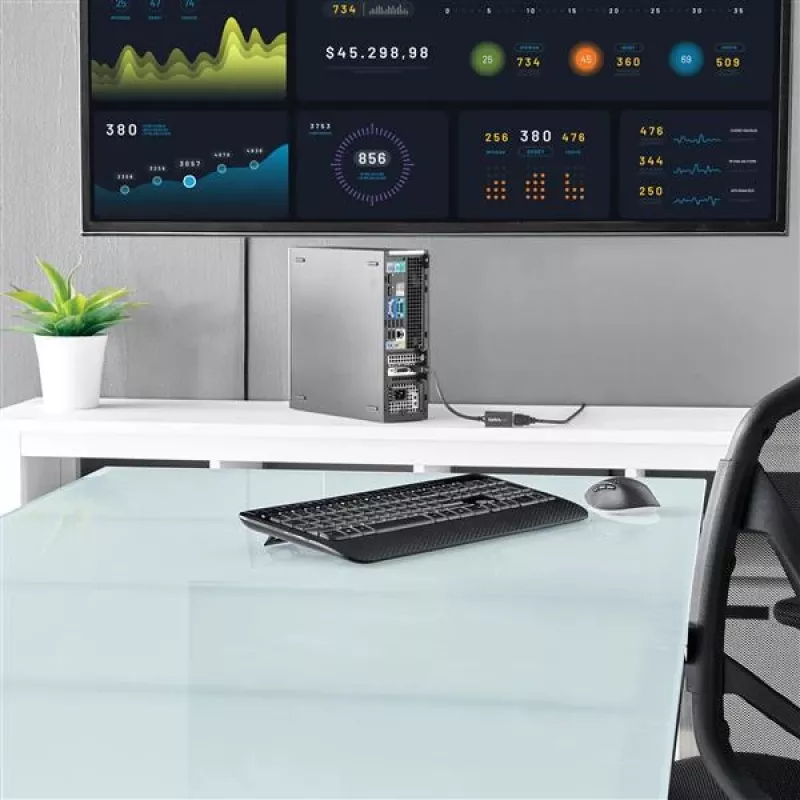 StarTech.com DisplayPort–HDMI adapteris – DP 1.2 uz HDMI video pārveidotājs 1080p – DP uz HDMI monitors/TV/displejs kabeļa adaptera sargspraudnis – pasīvs DP–HDMI adapteris – fiksējošs DP savienotājs