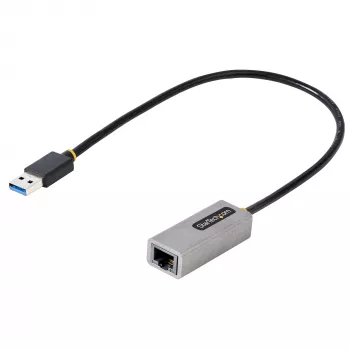 StarTech.com USB 3.0 uz Gigabit Ethernet tīkla adapteris - 10/100/1000 Mbps, USB uz RJ45, USB 3.0 uz LAN adapteris, USB 3.0 Ethernet adapteris (GbE), 11 collu pievienots kabelis, bez draiveru instalēšanas