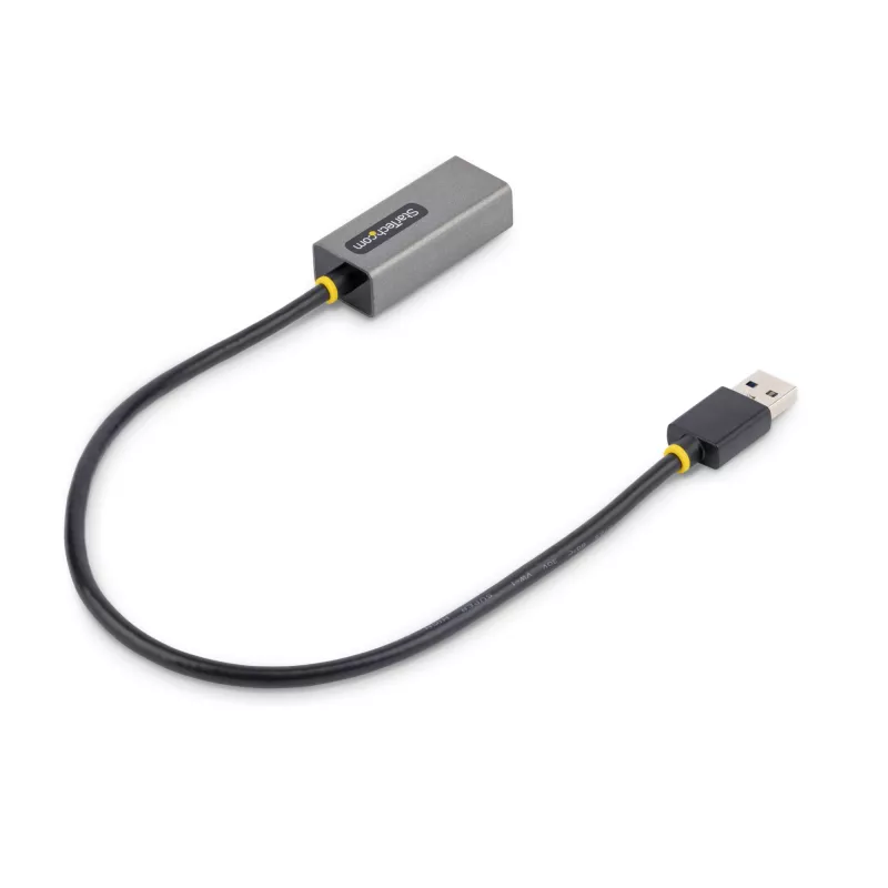 StarTech.com USB 3.0 uz Gigabit Ethernet tīkla adapteris - 10/100/1000 Mbps, USB uz RJ45, USB 3.0 uz LAN adapteris, USB 3.0 Ethernet adapteris (GbE), 11 collu pievienots kabelis, bez draiveru instalēšanas