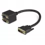 StarTech.com 30cm (1 ft) DVI-D uz 2x DVI-D digitālais video sadalītāja kabelis - V/S~1 ft DVI-D uz 2x DVI-D digitālais video sadalītāja kabelis - V/S