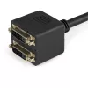 StarTech.com 30cm (1 ft) DVI-D uz 2x DVI-D digitālais video sadalītāja kabelis - V/S~1 ft DVI-D uz 2x DVI-D digitālais video sadalītāja kabelis - V/S