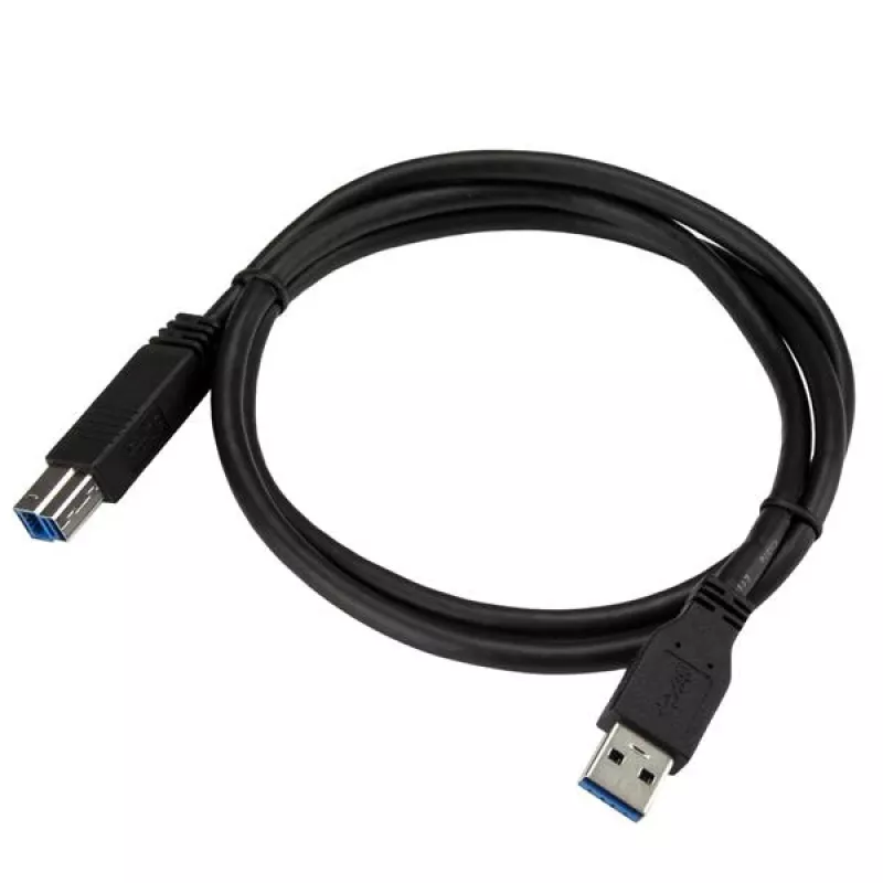 StarTech.com 1 m sertificēts SuperSpeed USB 3.0 A–B kabelis, vīr.–vīr.