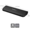 StarTech.com Divu monitoru USB 3.0 dokstacija ar HDMI un DVI/VGA ~ Divu monitoru USB 3.0 klēpjdatora dokstacija ar HDMI/DVI/VGA, 3x USB-A centrmezgls, GbE, audio, universāla Type-A doks Windows/macOS/ChromeOS - atbilst TAA