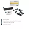 StarTech.com Divu monitoru USB 3.0 dokstacija ar HDMI un DVI/VGA ~ Divu monitoru USB 3.0 klēpjdatora dokstacija ar HDMI/DVI/VGA, 3x USB-A centrmezgls, GbE, audio, universāla Type-A doks Windows/macOS/ChromeOS - atbilst TAA