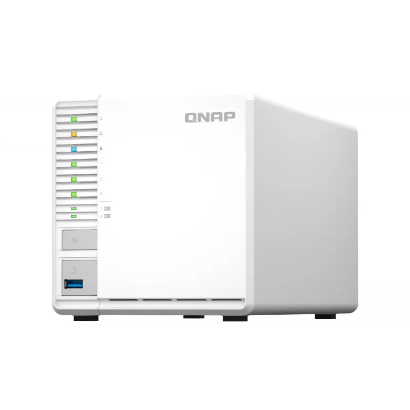 QNAP TS-364 NAS Tornis Intel® Celeron® N5095 8 GB DDR4 0 TB QNAP Turbo System Balts