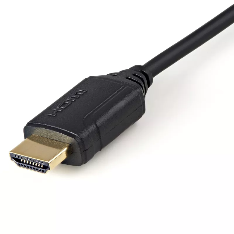 StarTech.com 1.6 pēdas (50 cm) Premium sertificēts HDMI 2.0 kabelis ar Ethernet - ātrgaitas Ultra HD 4K 60 Hz HDMI kabelis HDR10 - HDMI vads (vīrišķais/vīrišķais savienotāji) - UHD monitoriem, televizoriem, displejiem
