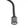 StarTech.com USB-C uz divu Displayport 1.4 adapteri, USB Type-C vairāku monitoru MST centrmezgls, divu 5K 60Hz DP klēpjdatora displeja paplašinātājs/sadalītājs, HDR, īpaši garš iebūvēts kabelis – tikai Windows