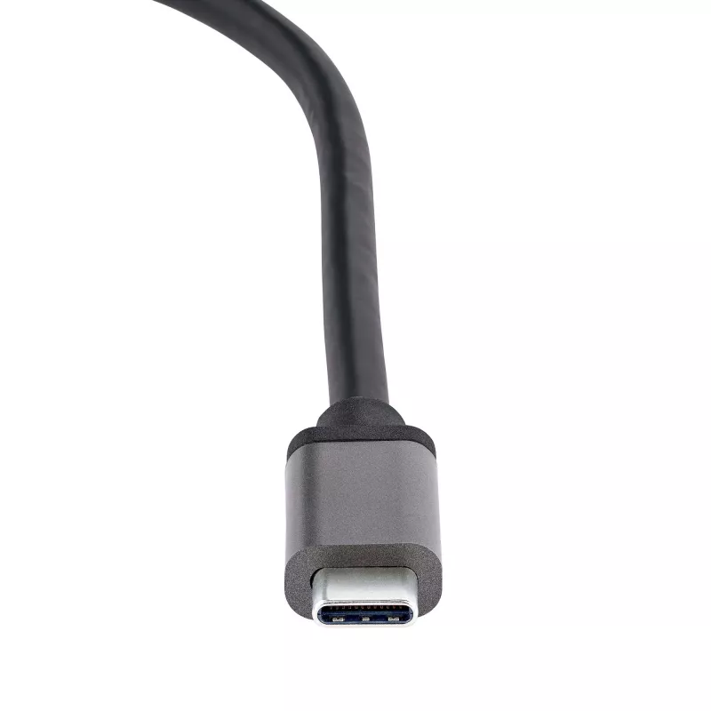 StarTech.com USB-C uz divu Displayport 1.4 adapteri, USB Type-C vairāku monitoru MST centrmezgls, divu 5K 60Hz DP klēpjdatora displeja paplašinātājs/sadalītājs, HDR, īpaši garš iebūvēts kabelis – tikai Windows