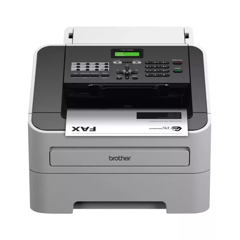 Brother FAX-2840 faksa aparāts Lāzers 33.6 Kbit/s A4 Melns, Pelēks