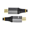 StarTech.com 20in (50cm) HDMI 2.1 kabelis 8K - sertificēts īpaši ātrgaitas HDMI kabelis 48 Gbps - 8K 60 Hz/4K 120 Hz HDR10+ eARC - Ultra HD 8K HDMI vads - monitors/TV/displejs - elastīga TPE apvalkā