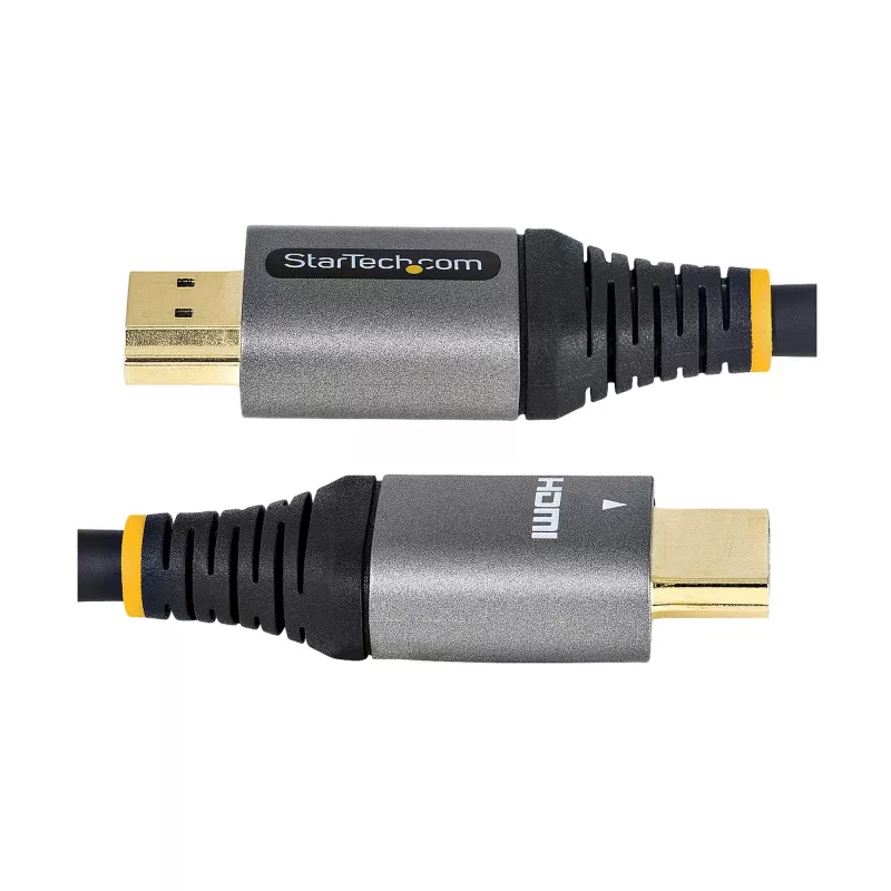 StarTech.com 20in (50cm) HDMI 2.1 kabelis 8K - sertificēts īpaši ātrgaitas HDMI kabelis 48 Gbps - 8K 60 Hz/4K 120 Hz HDR10+ eARC - Ultra HD 8K HDMI vads - monitors/TV/displejs - elastīga TPE apvalkā