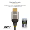 StarTech.com 20in (50cm) HDMI 2.1 kabelis 8K - sertificēts īpaši ātrgaitas HDMI kabelis 48 Gbps - 8K 60 Hz/4K 120 Hz HDR10+ eARC - Ultra HD 8K HDMI vads - monitors/TV/displejs - elastīga TPE apvalkā