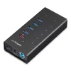 StarTech.com 7 pieslēgvietu USB‑C centrmezgls – USB Type-C uz 2x USB‑C/5x USB‑A – Komerciāls metāla USB 3.0 centrmezgls – SuperSpeed USB 3.2 Gen 1 (5Gbps) – pašdarbināms – BC 1.2 ātrā uzlāde – montējams/izturīgs