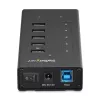 StarTech.com 7 pieslēgvietu USB‑C centrmezgls – USB Type-C uz 2x USB‑C/5x USB‑A – Komerciāls metāla USB 3.0 centrmezgls – SuperSpeed USB 3.2 Gen 1 (5Gbps) – pašdarbināms – BC 1.2 ātrā uzlāde – montējams/izturīgs