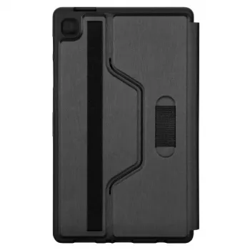 Targus THZ903GL Click-In atveramais maciņš Samsung Galaxy Tab A7 Lite 8,7 collu (22,1 cm) planšetdatoram, TPU, melns