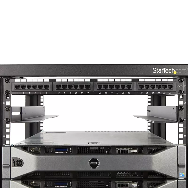 StarTech.com 1U 19 collu serveru plauktu sliedes - regulējams dziļums no 24 līdz 36 collām - universāls 4 statņu plauktā montējams sliežu komplekts - tīkla aprīkojuma/servera/UPS montāžas sliežu komplekts HPE ProLiant Dell PowerEdge