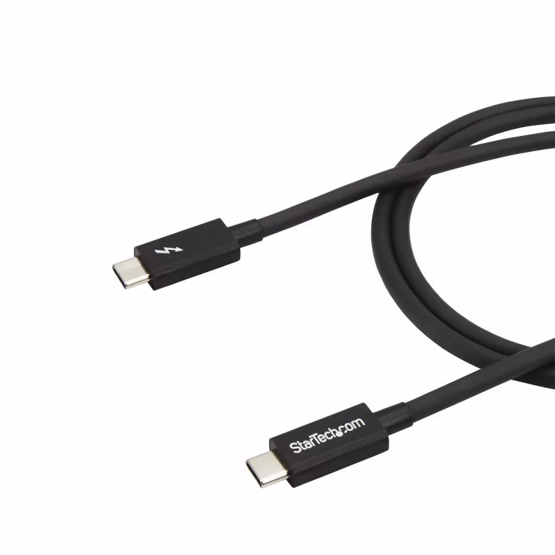 StarTech.com 1m Thunderbolt 3 (20Gbps) USB-C kabelis — saderīgs ar Thunderbolt, USB un DisplayPort