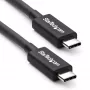 StarTech.com 2m Thunderbolt 3 (20Gbps) USB-C kabelis - saderīgs ar Thunderbolt, USB un DisplayPort