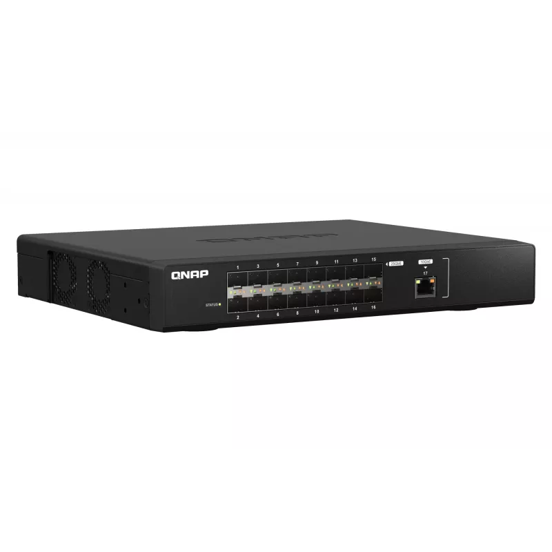 QNAP QSW-M5216-1T tīkla komutators pārvaldāms L2 melns